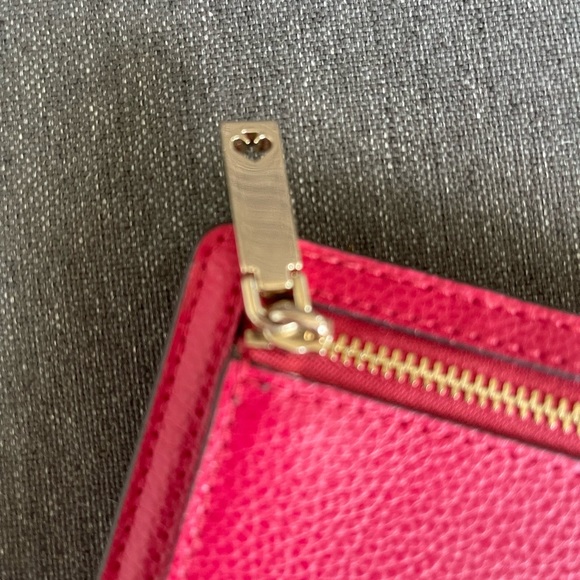 Kate Spade Slim Red Leather Wallet - Picture 2 of 5